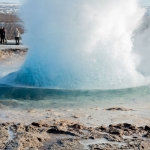 Strokkur-in-uitbarsting